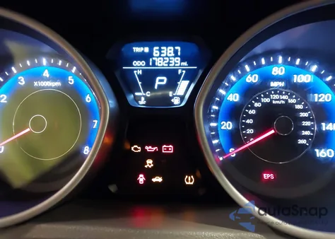 2012 Hyundai Elantra Gls (Ulsan Plant) from USA, damaged, VIN KMHDH4AE1CU456934